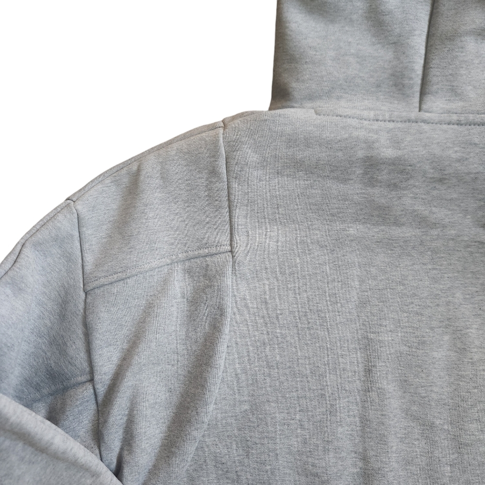 HP!❤️NWT ADIDAS Gray Pullover Logo Hoodie Men's Internal OH Fleece Lined XS - Picture 7 of 16